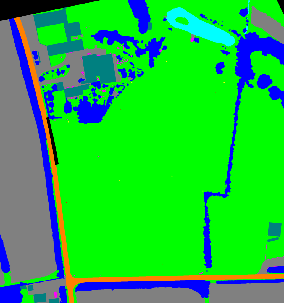 Labeled orthophoto